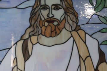 Tranh kính hoa đồng Chungglass – hình Chúa Jesus, avatar